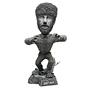 Universal Monsters Wolfman Black and White Head Knocker